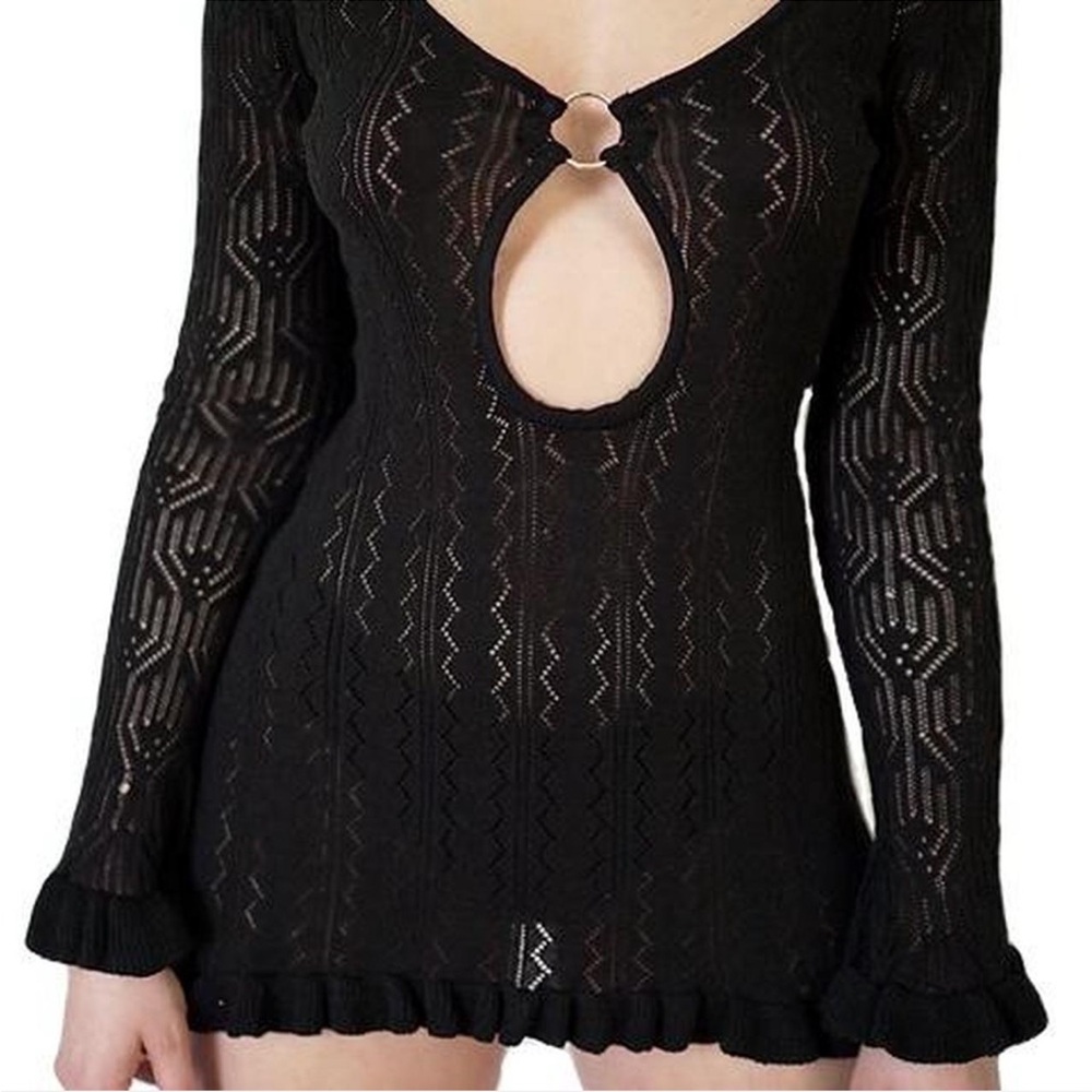 Oh Dolly Dearest Black Flirtini Dress